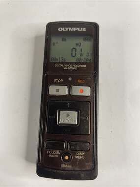 Olympus VN-5200 PC Digital Voice Recorder Tested. FREE SHIPPING